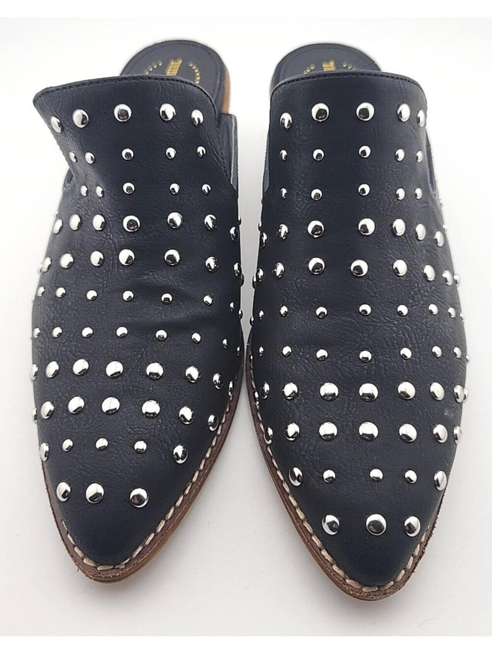 Arider Girl Cara Studded Mule Clogs Black Western Slip On Women’s Size 8
